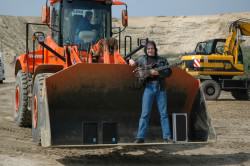 Arbeit mit der Gitarre